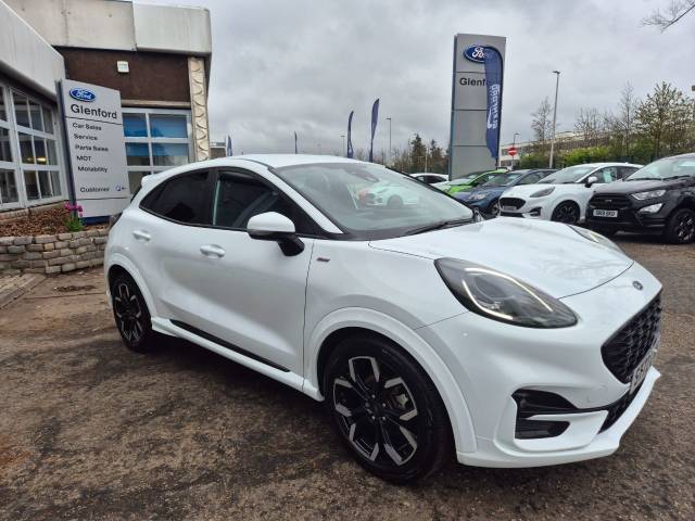 Ford Puma 1.0 EcoBoost Hybrid mHEV ST-Line X 5dr Hatchback Petrol White