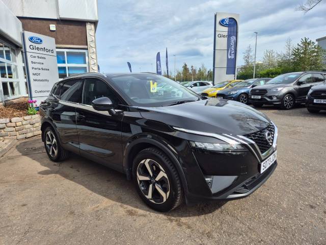 Nissan Qashqai 1.3 DiG-T MH 158 N-Connecta 5dr Xtronic Hatchback Petrol Black