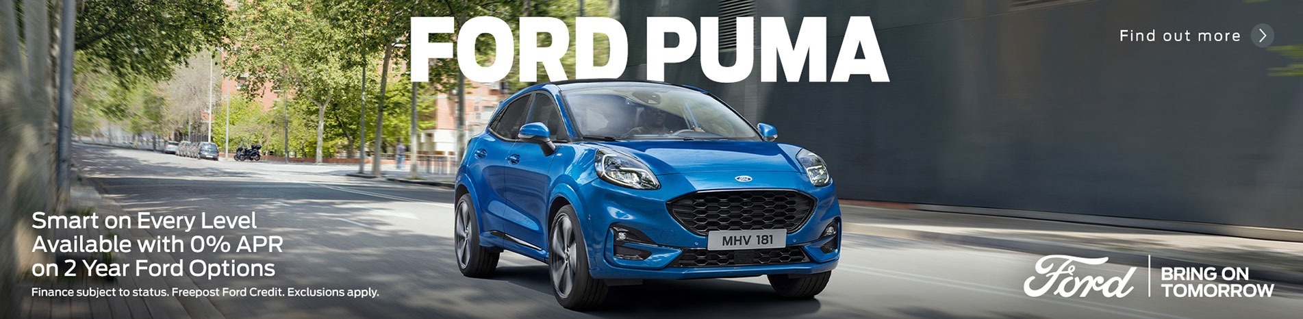 Ford Puma 0% APR on 2 Year Ford Options