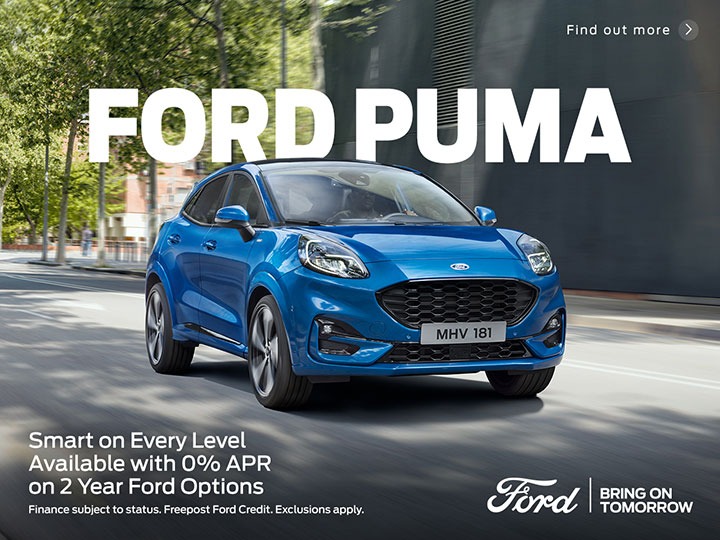 FORD PUMA WITH 0% APR ON 2 YEAR FORD OPTIONS