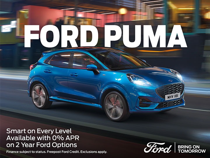 FORD PUMA WITH 0% APR ON 2 YEAR FORD OPTIONS