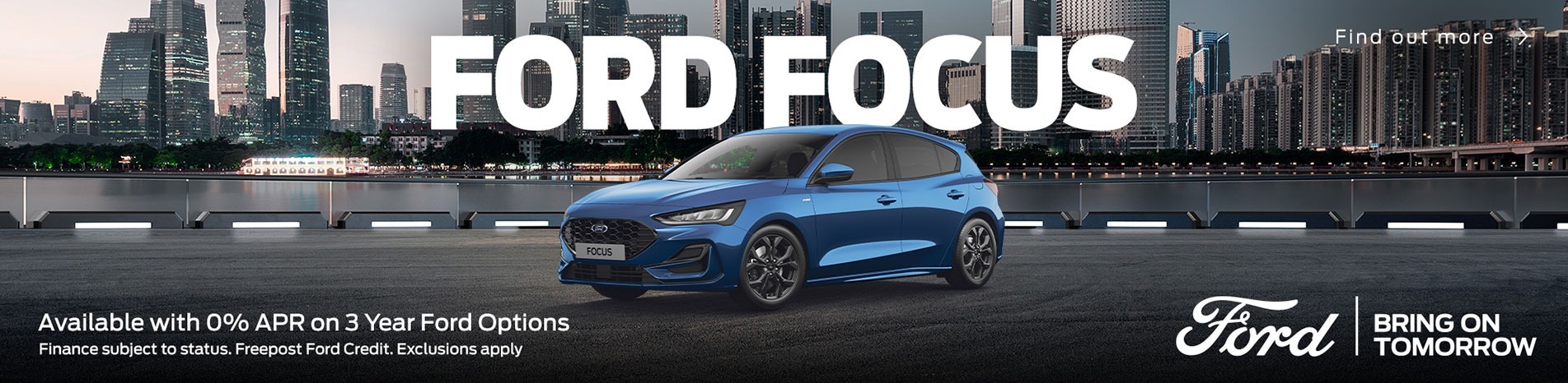 Ford Focus 0% APR on 3 Year Ford Options